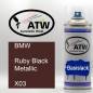 Preview: BMW, Ruby Black Metallic, X03: 400ml Sprühdose, von ATW Autoteile West.